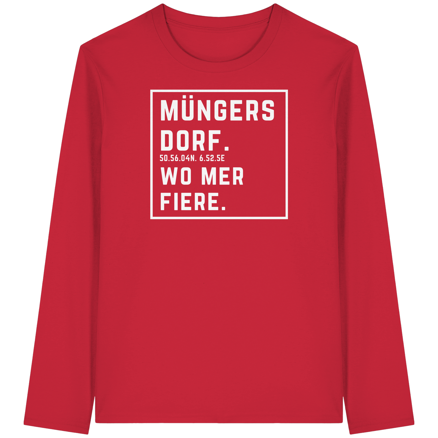 Müngersdorf Fiere Druck - Organic Longsleeve T-Shirt