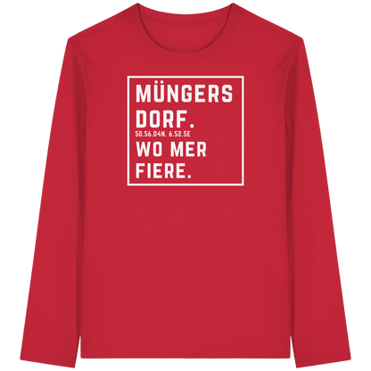 Müngersdorf Fiere Druck - Organic Longsleeve T-Shirt