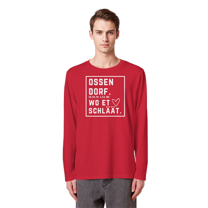 Ossendorf Hätz Druck - Organic Longsleeve T-Shirt