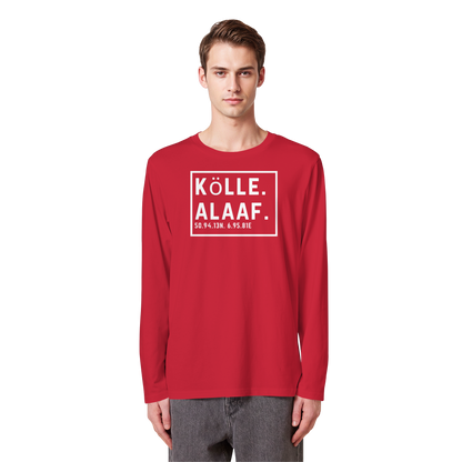 Kölle Alaaf Druck - Organic Longsleeve T-Shirt