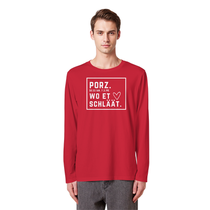 Porz Hätz Druck - Organic Longsleeve T-Shirt