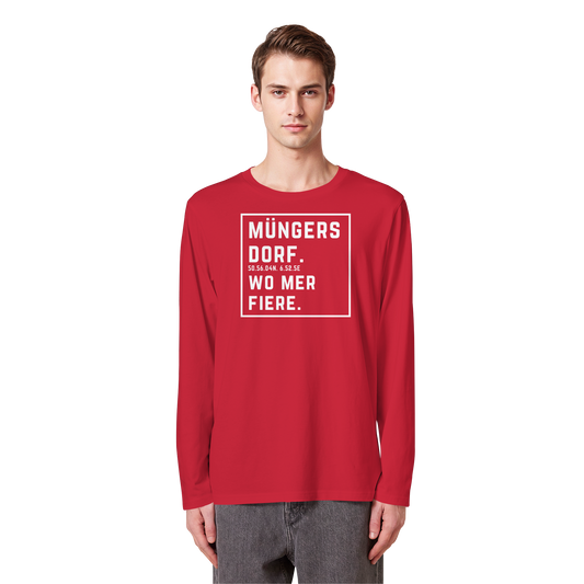 Müngersdorf Fiere Druck - Organic Longsleeve T-Shirt