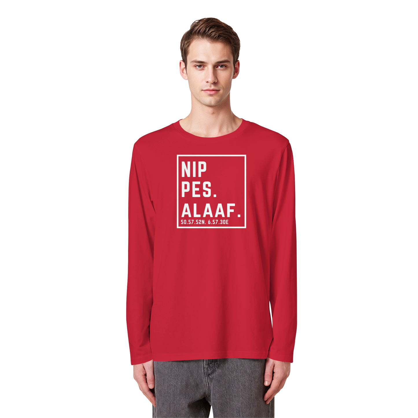 Nippes Alaaf Druck  - Organic Longsleeve T-Shirt