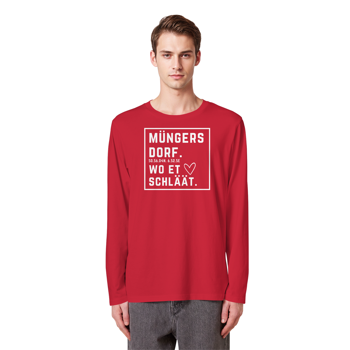 Müngersdorf Hätz Druck - Organic Longsleeve T-Shirt