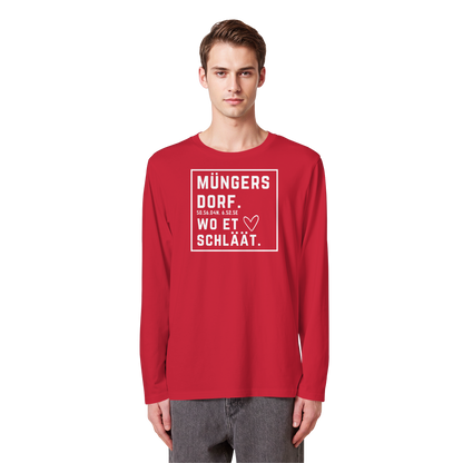 Müngersdorf Hätz Druck - Organic Longsleeve T-Shirt