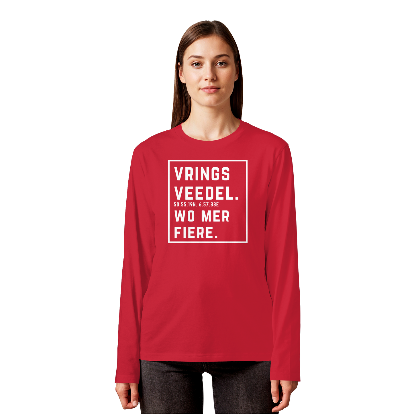 Vringsveedel Fiere Druck - Organic Longsleeve T-Shirt