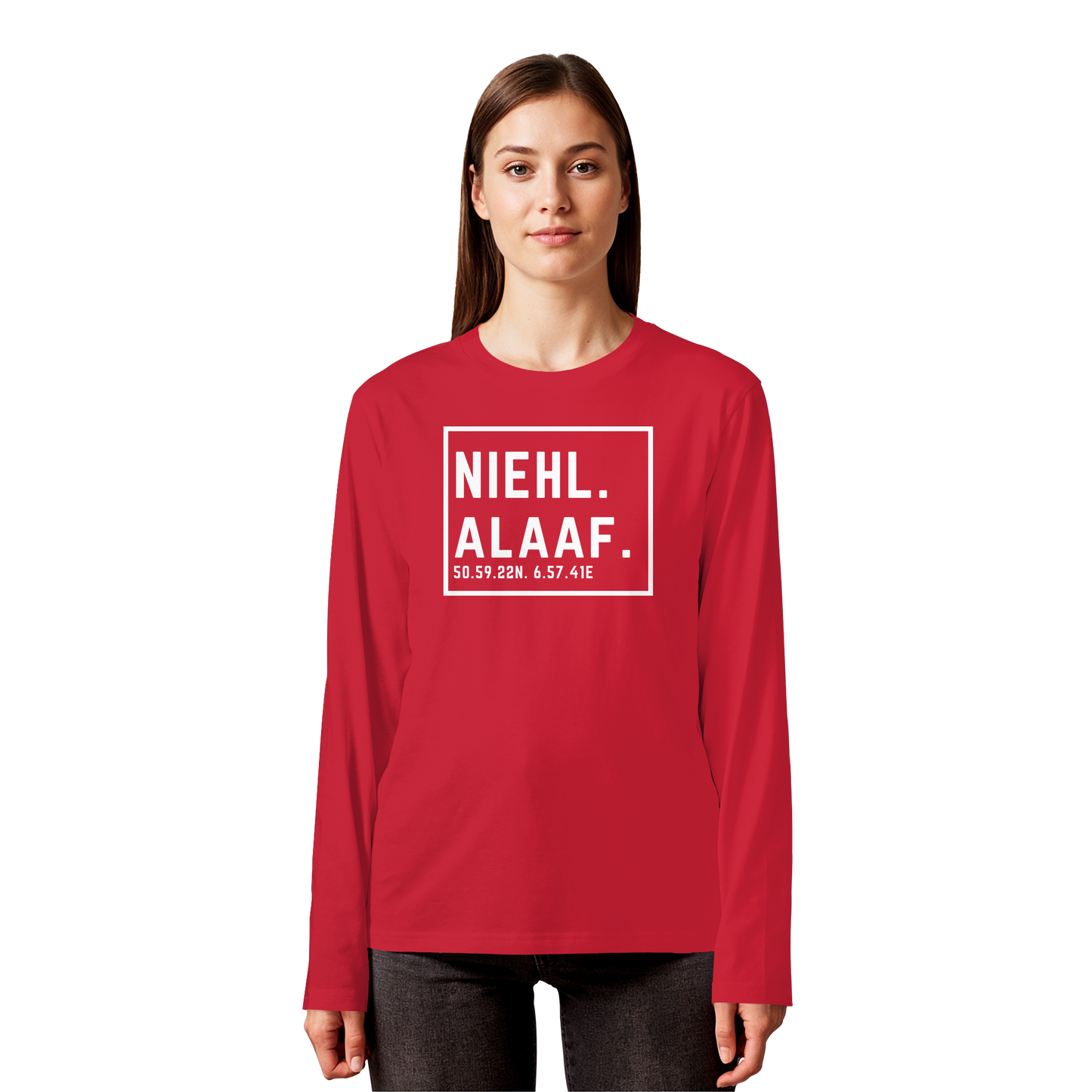 Niehl Alaaf Druck - Organic Longsleeve T-Shirt