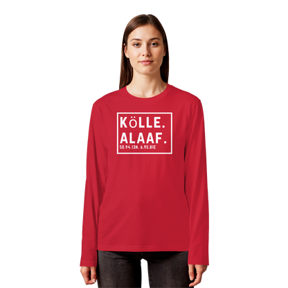 Kölle Alaaf Druck - Organic Longsleeve T-Shirt