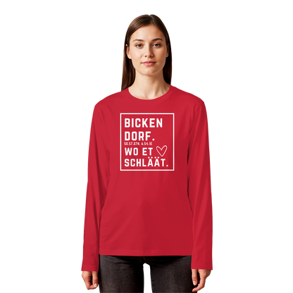 Bickendorf Hätz Druck - Organic Longsleeve T-Shirt