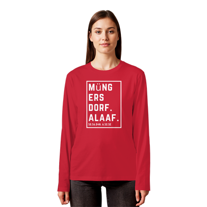 Müngersdorf Alaaf Druck - Organic Longsleeve T-Shirt