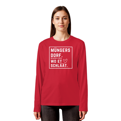 Müngersdorf Hätz Druck - Organic Longsleeve T-Shirt
