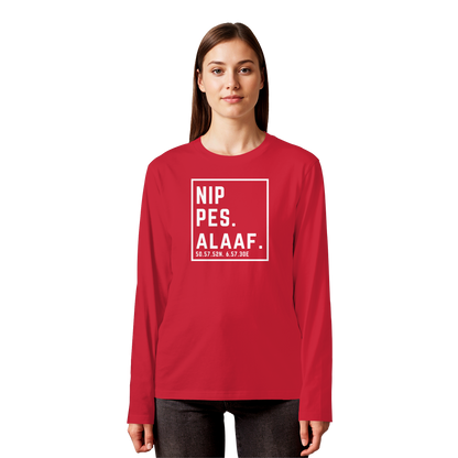 Nippes Alaaf Druck  - Organic Longsleeve T-Shirt