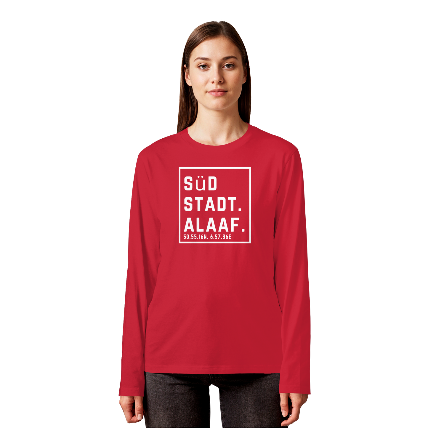Südstadt Alaaf Druck - Organic Longsleeve T-Shirt