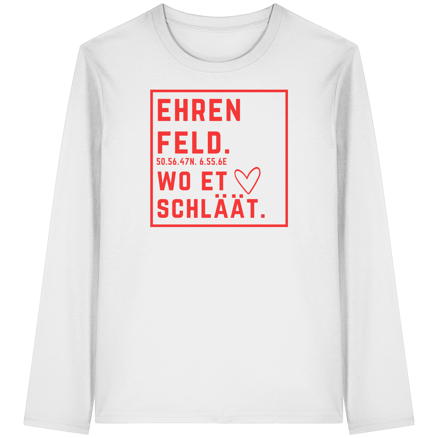 Ehrenfeld Hätz Druck - Organic Longsleeve T-Shirt