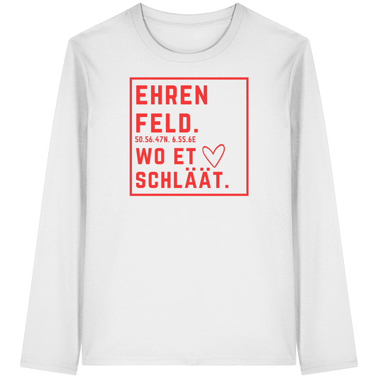 Ehrenfeld Hätz Druck - Organic Longsleeve T-Shirt