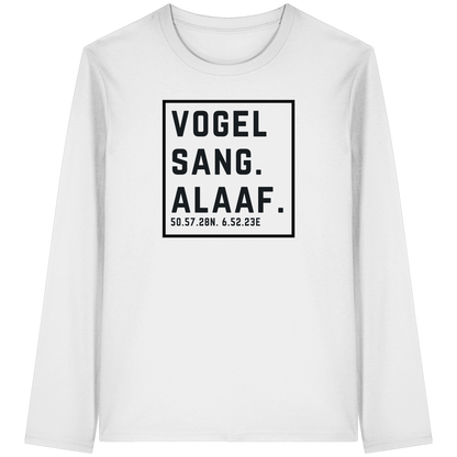 Vogelsang Alaaf Druck - Organic Longsleeve T-Shirt