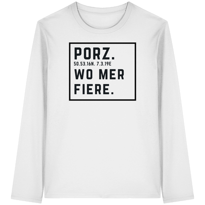 Porz Fiere Druck - Organic Longsleeve T-Shirt
