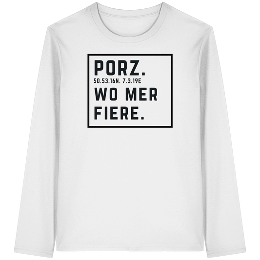 Porz Fiere Druck - Organic Longsleeve T-Shirt