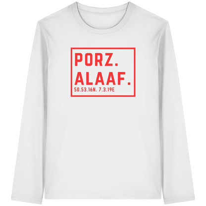 PorzAlaaf Druck - Organic Longsleeve T-Shirt