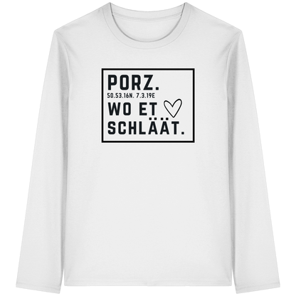 Porz Hätz Druck - Organic Longsleeve T-Shirt