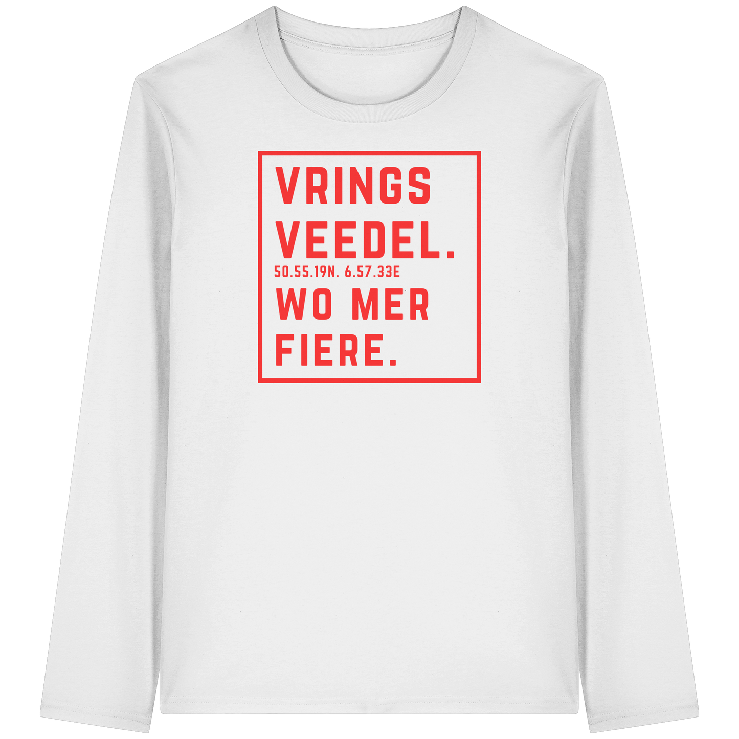 Vringsveedel Fiere Druck - Organic Longsleeve T-Shirt