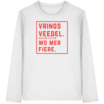 Vringsveedel Fiere Druck - Organic Longsleeve T-Shirt