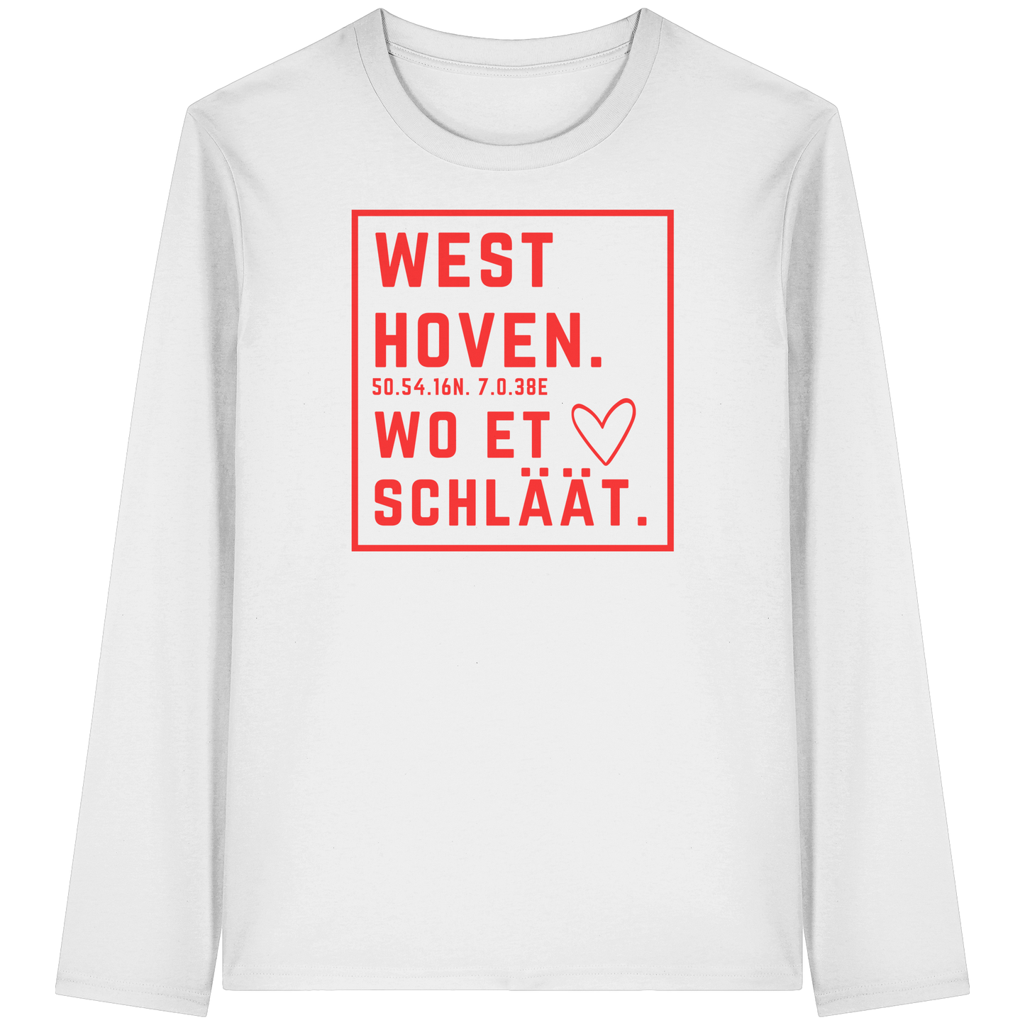 Westhoven Hätz Druck - Organic Longsleeve T-Shirt