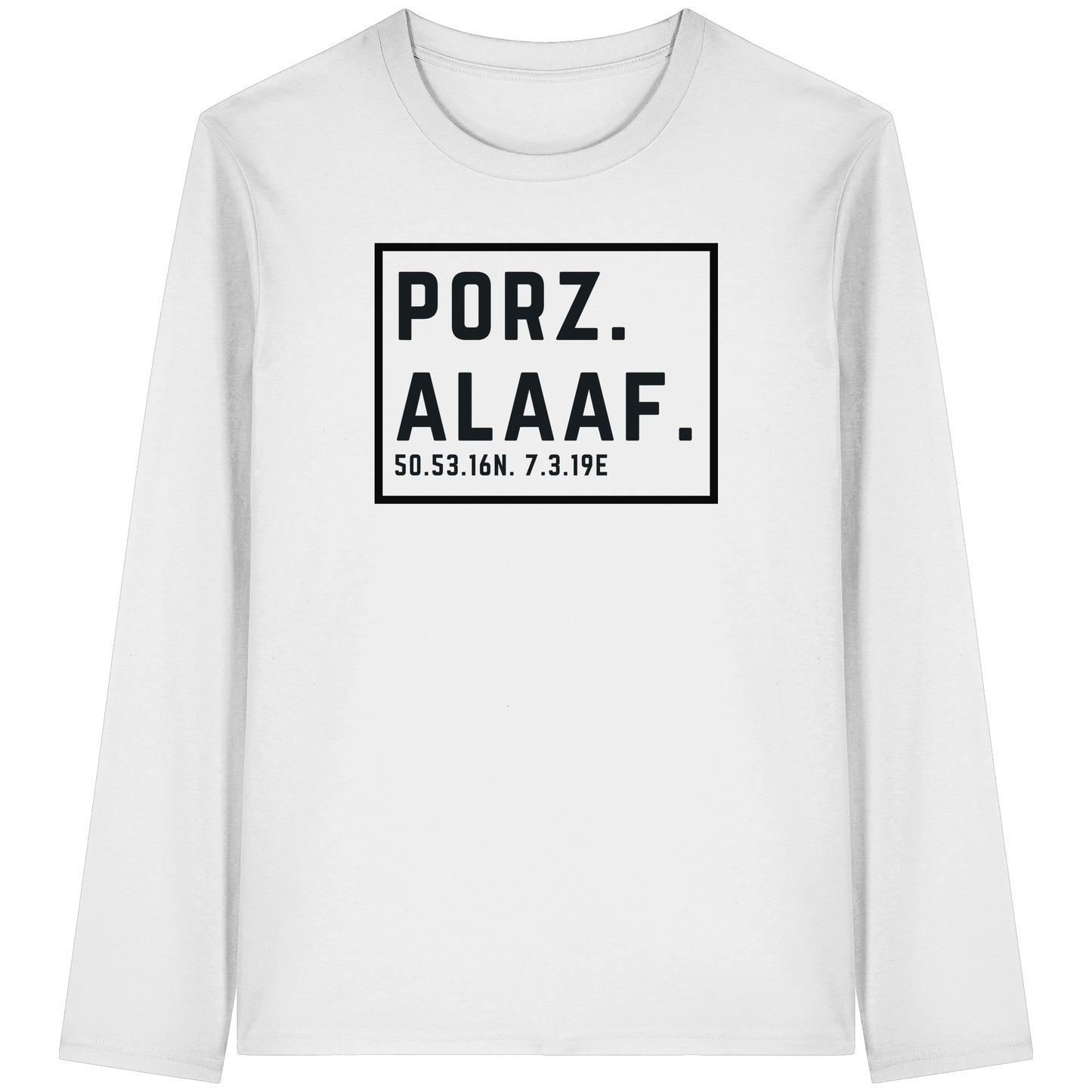 Porz Alaaf Druck - Organic Longsleeve T-Shirt