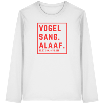 Vogelsang Alaaf Druck - Organic Longsleeve T-Shirt