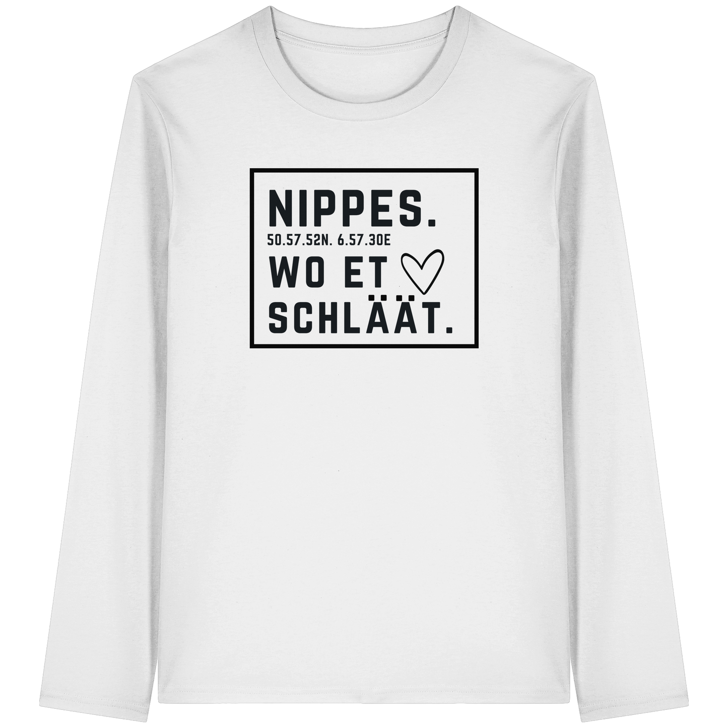 Nippes Hätz Druck - Organic Longsleeve T-Shirt