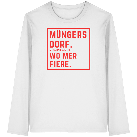 Müngersdorf Fiere Druck - Organic Longsleeve T-Shirt