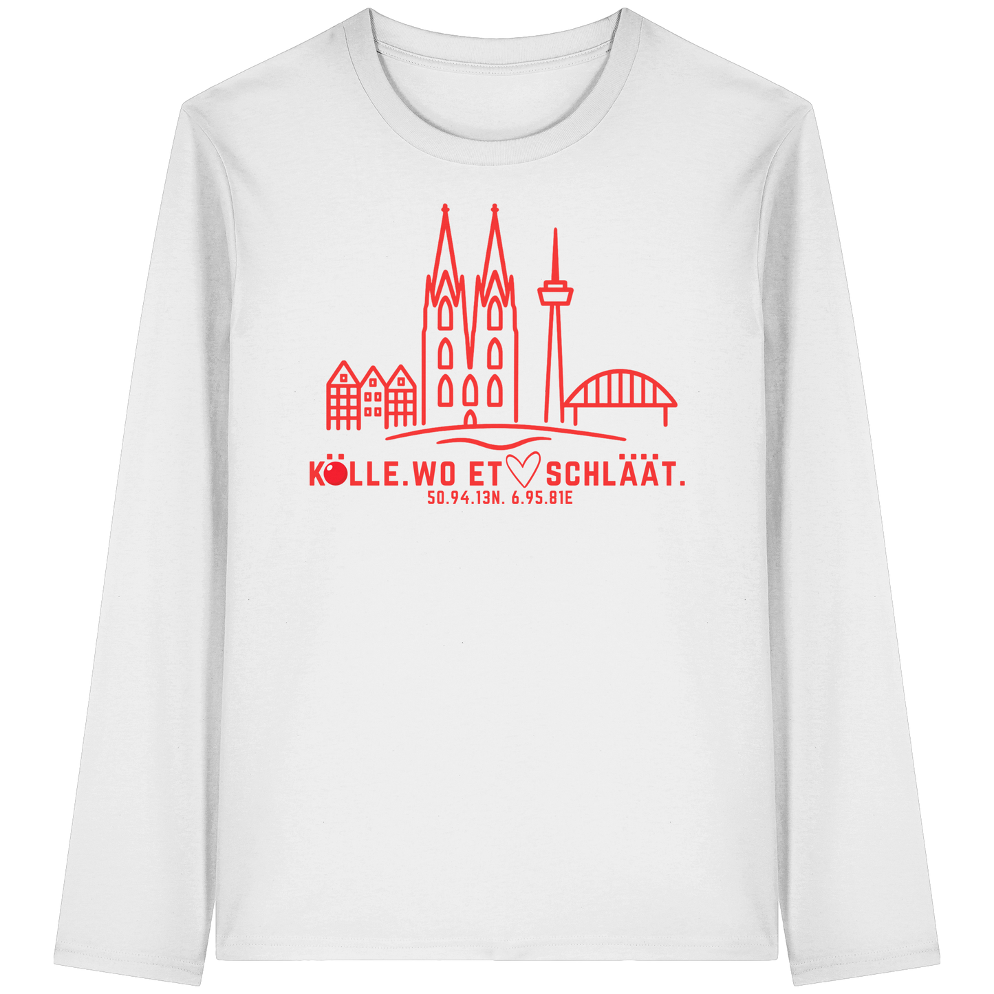 Skyline Hätz Druck - Organic Longsleeve T-Shirt