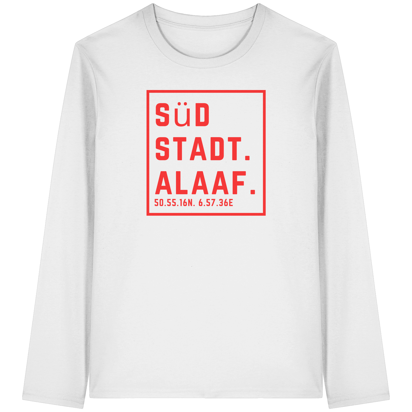 Südstadt Alaaf Druck - Organic Longsleeve T-Shirt