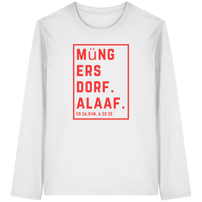 Müngersdorf Alaaf Druck  - Organic Longsleeve T-Shirt