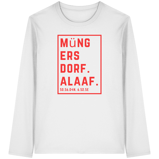 Müngersdorf Alaaf Druck  - Organic Longsleeve T-Shirt