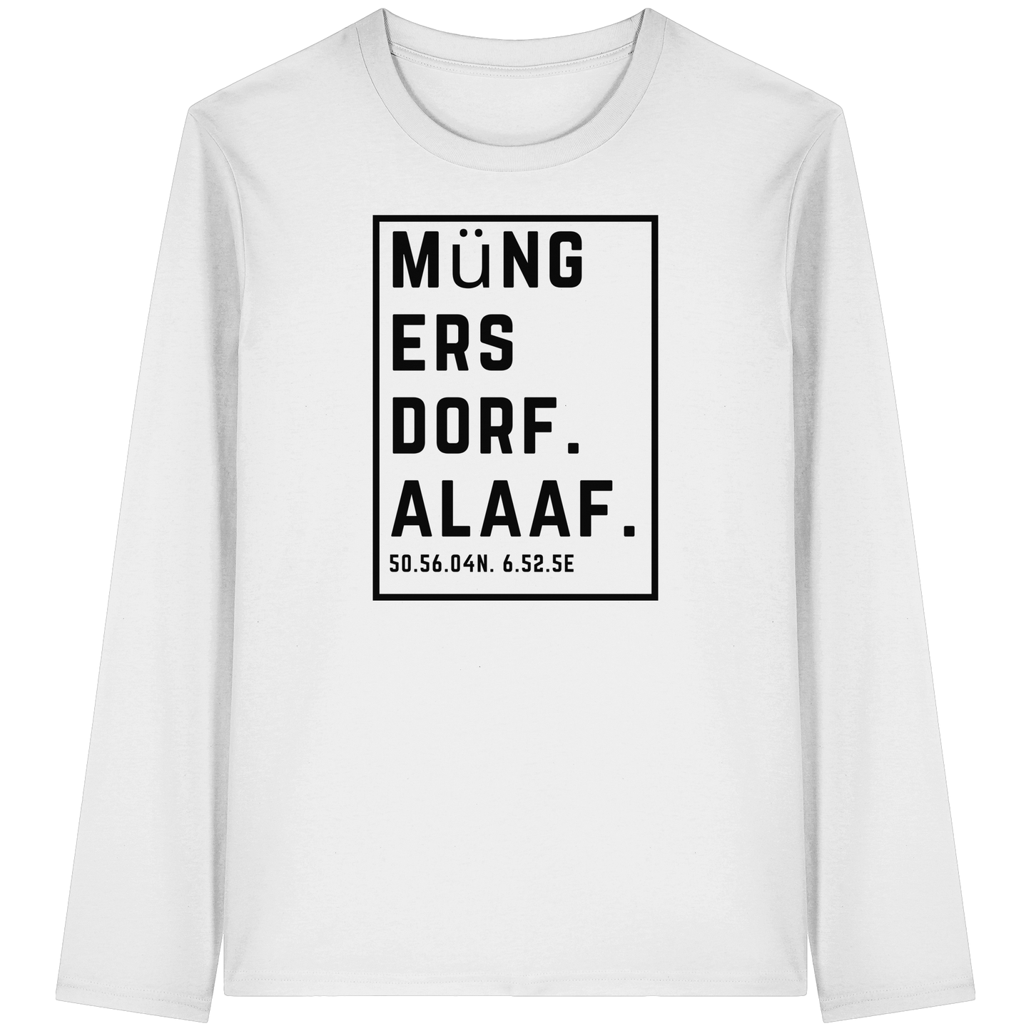 Müngersdorf Alaaf Druck - Organic Longsleeve T-Shirt