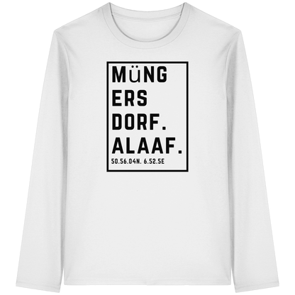 Müngersdorf Alaaf Druck - Organic Longsleeve T-Shirt