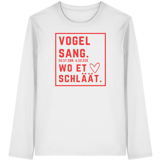 Vogelsang Hätz Druck - Organic Longsleeve T-Shirt