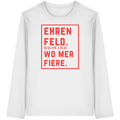 Ehrenfeld Fiere Druck - Organic Longsleeve T-Shirt