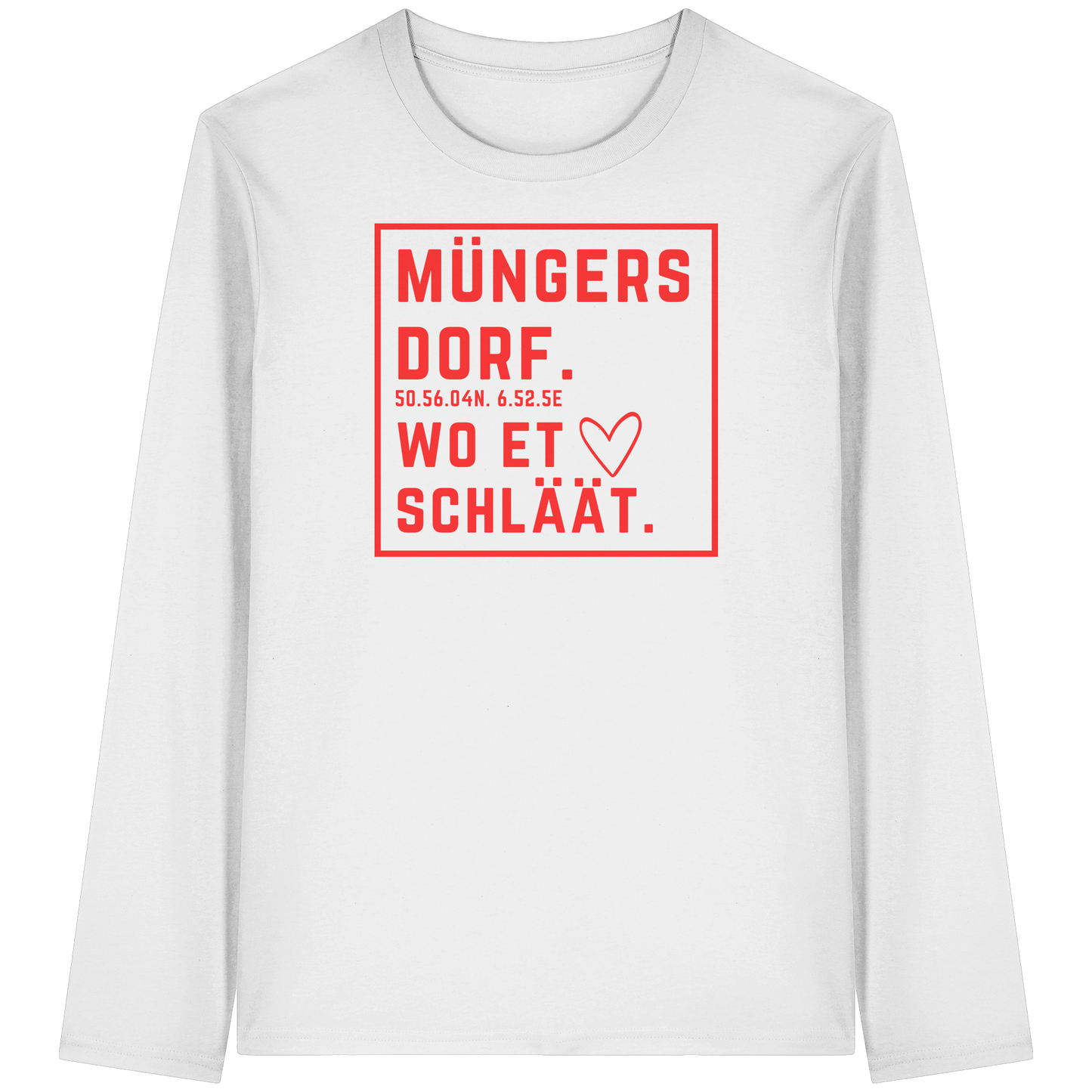 Müngersdorf Hätz Druck - Organic Longsleeve T-Shirt