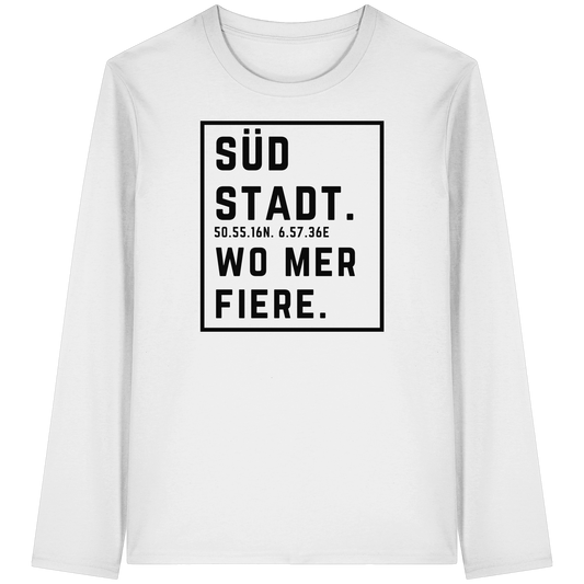 Südstadt Fiere Druck - Organic Longsleeve T-Shirt