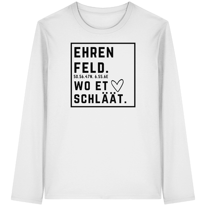 Ehrenfeld Hätz Druck - Organic Longsleeve T-Shirt