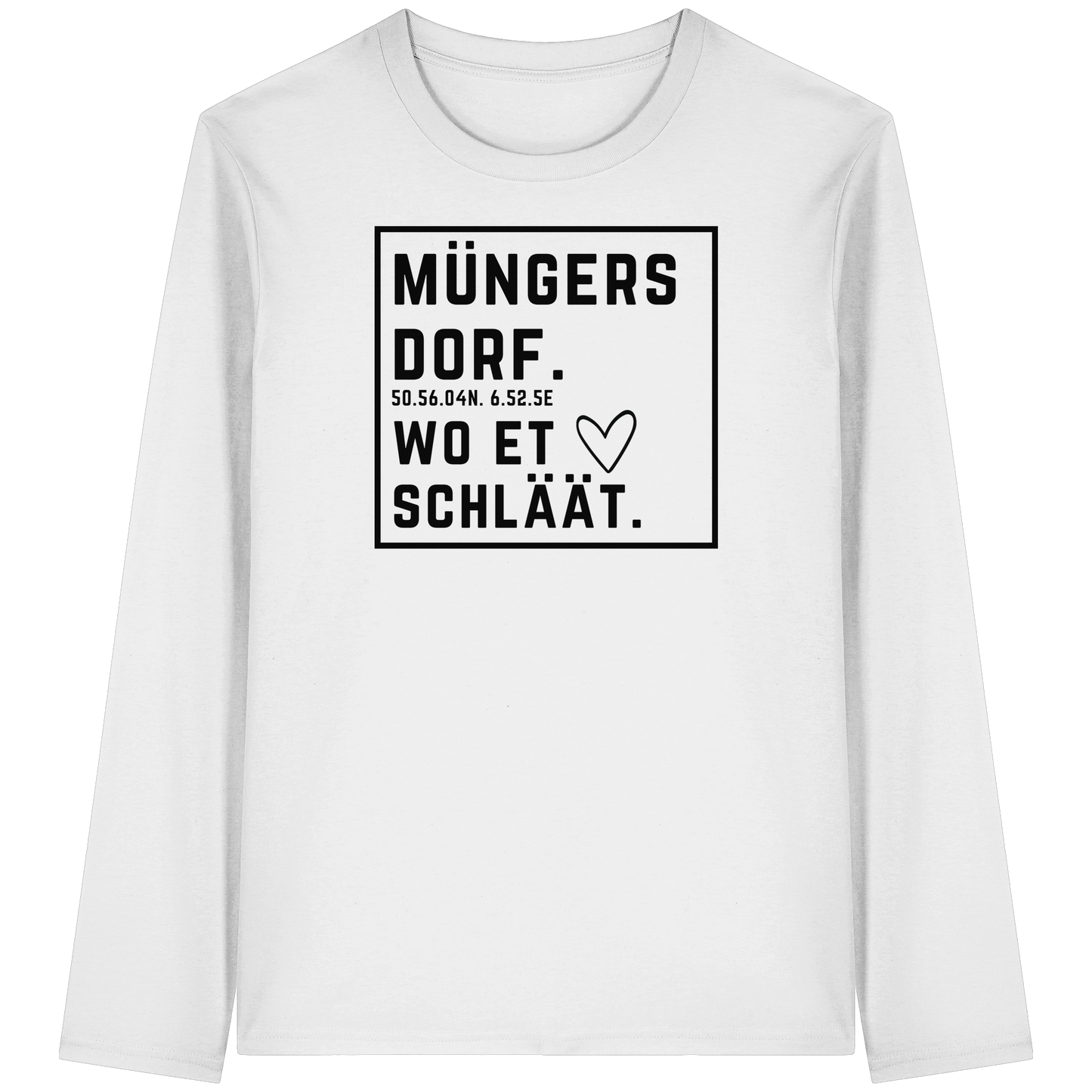 Müngersdorf Hätz Druck - Organic Longsleeve T-Shirt