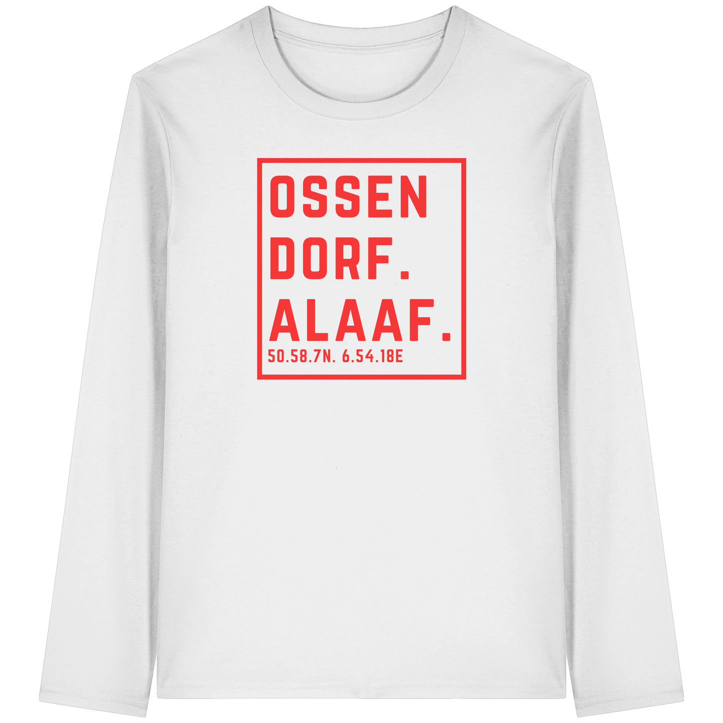 Ossendorf Alaaf Druck - Organic Longsleeve T-Shirt