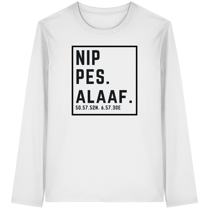 Nippes Alaaf Druck - Organic Longsleeve T-Shirt