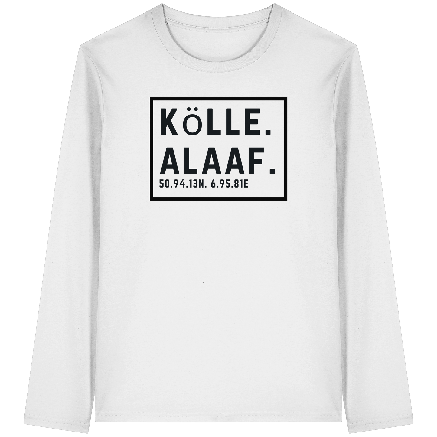Kölle Alaaf Druck - Organic Longsleeve T-Shirt