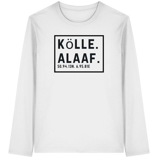 Kölle Alaaf Druck - Organic Longsleeve T-Shirt