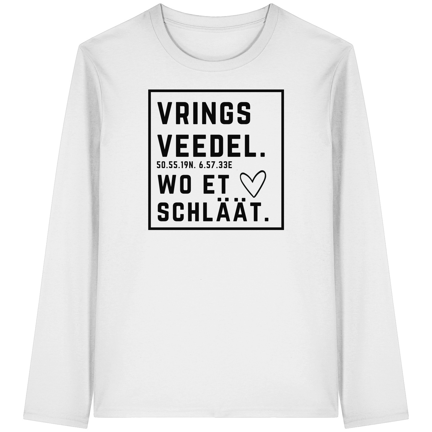 Vringsveedel Hätz Druck - Organic Longsleeve T-Shirt