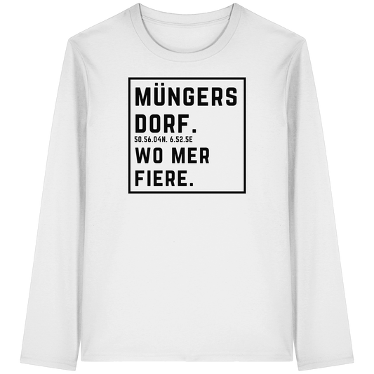 Müngersdorf Fiere Druck - Organic Longsleeve T-Shirt
