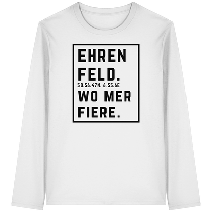 Ehrenfeld Fiere Druck - Organic Longsleeve T-Shirt